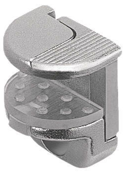 Gls Shelf Support 8/10/12mm Screw Zinc Alloy NP