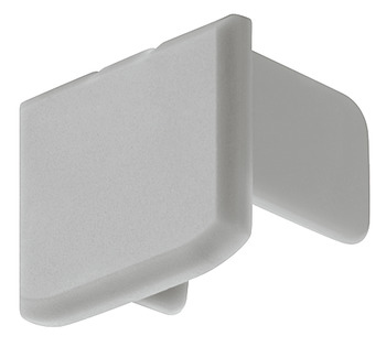 Loox5 2191 Profile SM Endcaps Plastic Silver