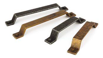 Factory D Handle Zinc Alloy Iron Eff 160mm Fixing Centres - view 2