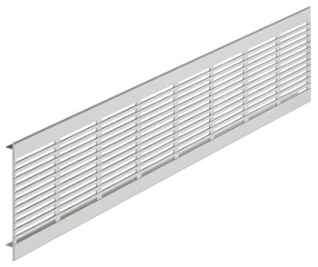 Ventilation Grille Phillips Slot 2000x100mmAA Silver Fire Rated