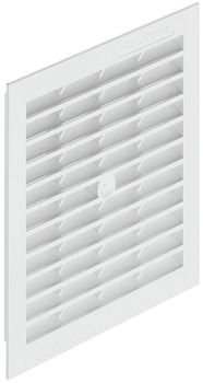 Ventilation Grille Rectangle 154x154mm Plastic White