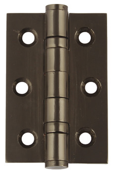 Butt Hinge 2BB Sqr 76x51mm Steel Black