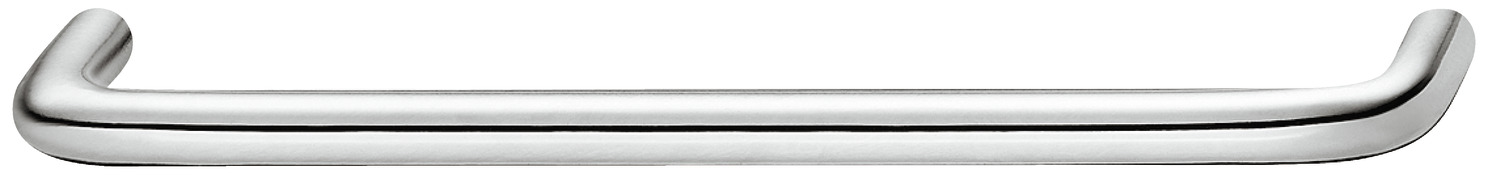 D Pull Handle Steel Polished Chrome D8x30mm 96mm Fixing Centres 116.07.225
