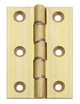 Butt Hinge DPBW D9x76x51mm Ext Brs PC