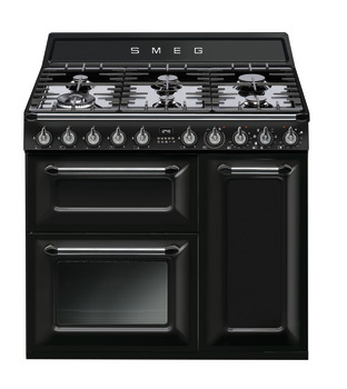 Smeg Vic TR93BL Range Ckr DF Black