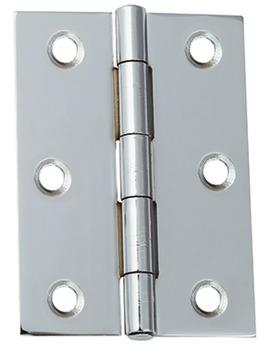 1838 Butt Hinge 75x49mm Steel Bright Zinc Plated
