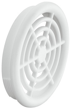Vent Trim Rectangle D48mm Plastic White