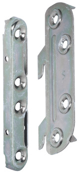 Noval K Bed Fitting SF Steel Blu Glv 100mm