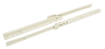 Roller Drawer Runner Base Sgl 25kg 350mm Black BP