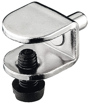 Gls Shelf Support D5/9mm Plug Steel NP
