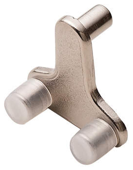 Gls Shelf Clamp D5/6-10mm Plug-In Zinc Alloy NP