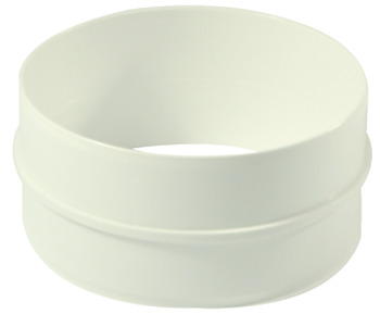 Manrose D100mm Pipe Conn PVC Wht - view 2