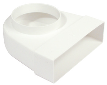 Manrose 150mm 90D Bend FR PVC Grey