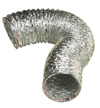 Manrose 100mm Flx Duct Hose Aluminium 1m