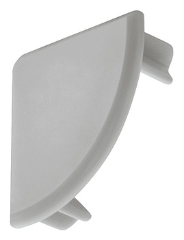 Loox5 2195 Profile SM Endcaps Plastic Silver