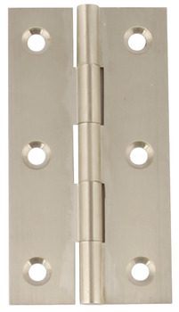 Butt Hinge Sqr 76x40mm Dr.Brass Polished Brass