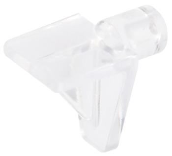 Shelf Support D6mm Plug Plastic Trans