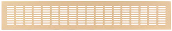 Ventilation Grille Rectangle 480x80mm Anodised Brz - view 3