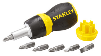 Stanley Stubby ScrDriver Multbit Ratchet 006.40.361