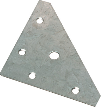 Corner Brace 82x82x1mm Steel Glv