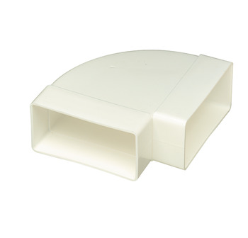 Manrose 204x60mm 90D Conn Hrz PVC Grey