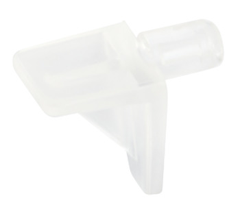 Shelf Support D5mm Plug Plastic Trans