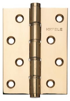 Hafele Butt Hinge DPBW 100x76mm Brs Polished Brass