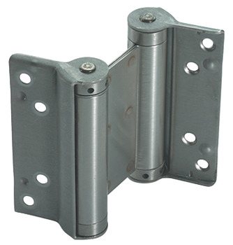 Spring Hinge Dbl Act 100x75mm Steel Silver