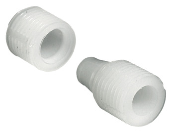 Dowel Connector 2Pt Plug-In Nyl Nat Col