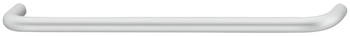 D Pull Handle Anodised Silver Col D10x32mm 96mm Fixing Centres