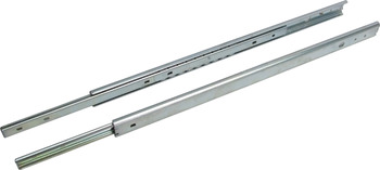2726 BB Drawer Runner 2-Way Sgl 15kg 400mm Bright Zinc Plated