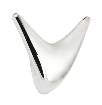 Ergo Coat+Hook Dbl 70x90x40mm Zinc Alloy PC