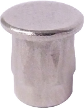 Niko Cover Cap D5mm Phillips Steel NP