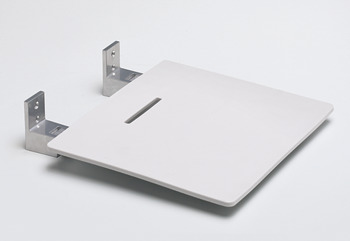 Nyma Style S/L Shwr Seat 100kg Aluminium Wht