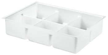 Variant-D 85mm Tray 6 Compartments Wht