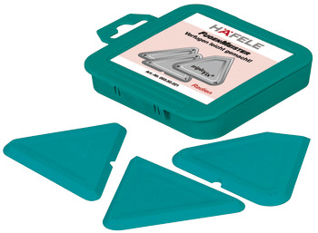 Hafele Smoothing Tool 3pk Plastic Grn