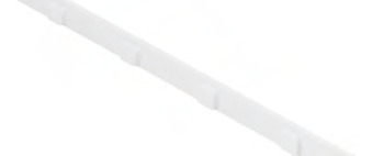 Banio Storage System Add Fixing Rail Plastic Wht 556.23.790