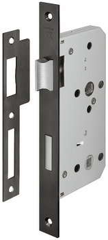 Startec Mort Bath Lock Square 55/84mm Black