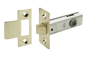 Economy Tubular Mortice Latch 44/64mm NP