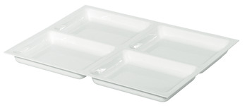 Variant-D 28mm Tray 4 Compartments Wht