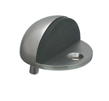 Door Stop/Floor D45x23mm Rubber/SSS