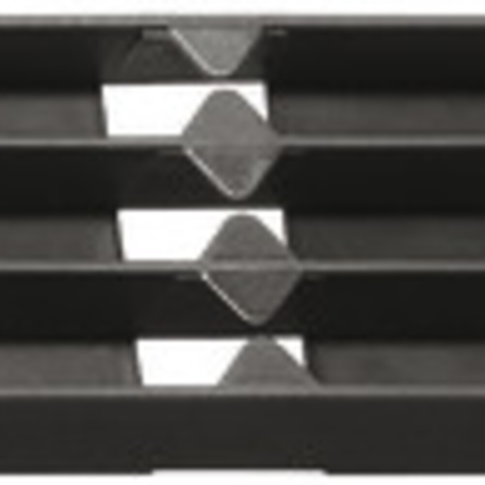 Cable Guide 282x69mm Horizontal Plastic Black
