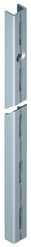 Supp Chnl Sgl Slot 1495mm PC Steel Silver Col