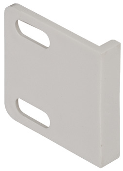Angled Striking Plate 42x25x10mm Plastic NP