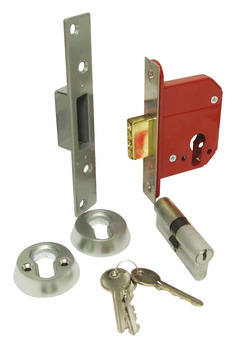 Sec Mort Cyl Deadlock 56/79mm Steel/Zinc Alloy SSS