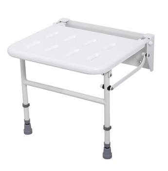 Nyma Care/Pro Fld Shwr Seat+Legs Wht