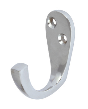 Trad Coat Hook Sgl 41mm Zinc Alloy PC