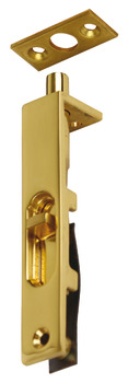 Furniture Bolt Flush 76x13mm Brass Polished Brass