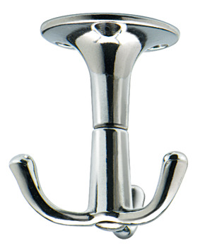 Rotating WithRobe 3 Ceiling Hooks Polished Aluminium