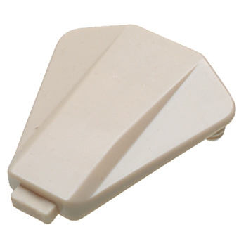 Door Stop w Two Dowels Plastic/PVC Trans
